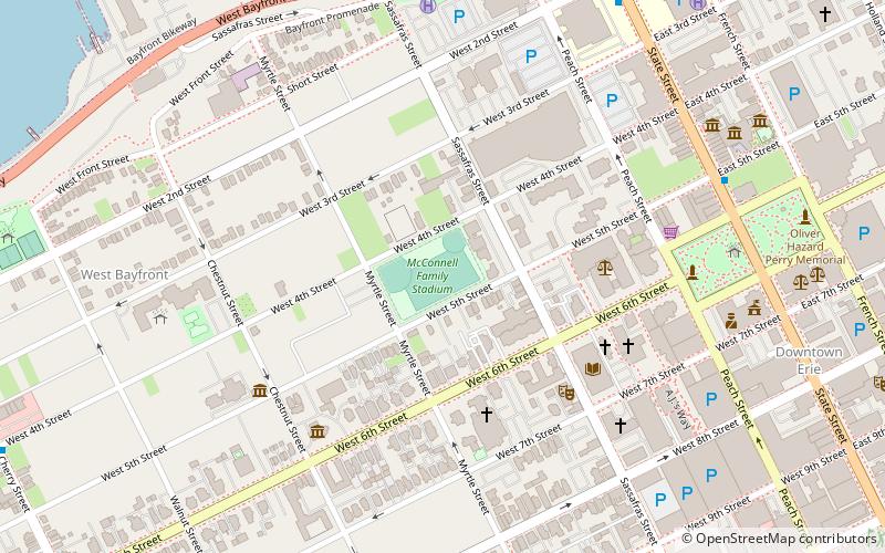 Gannon University Stadium location map