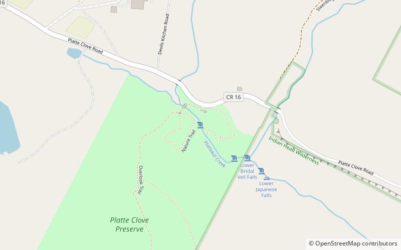 plattekill falls woodstock location map