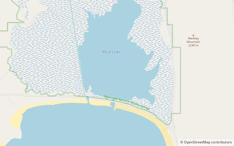 Mud Lake location map