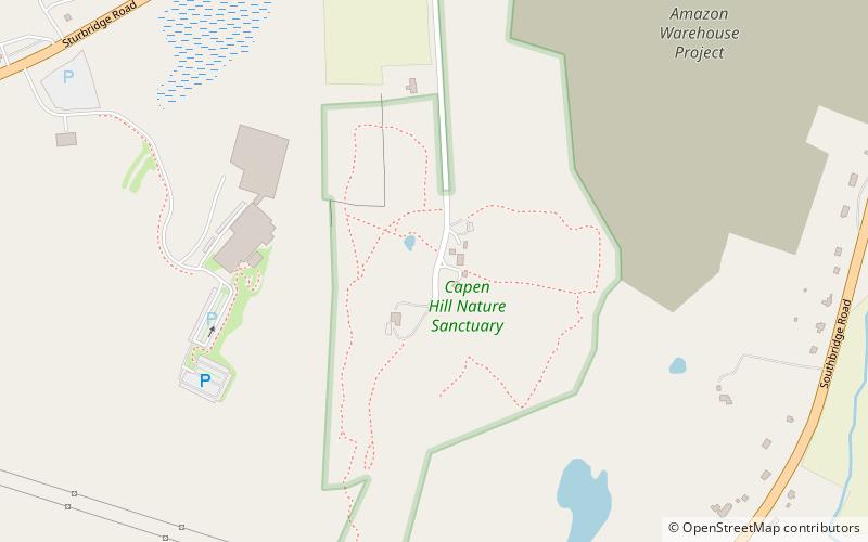 Capen Hill Nature Sanctuary location map