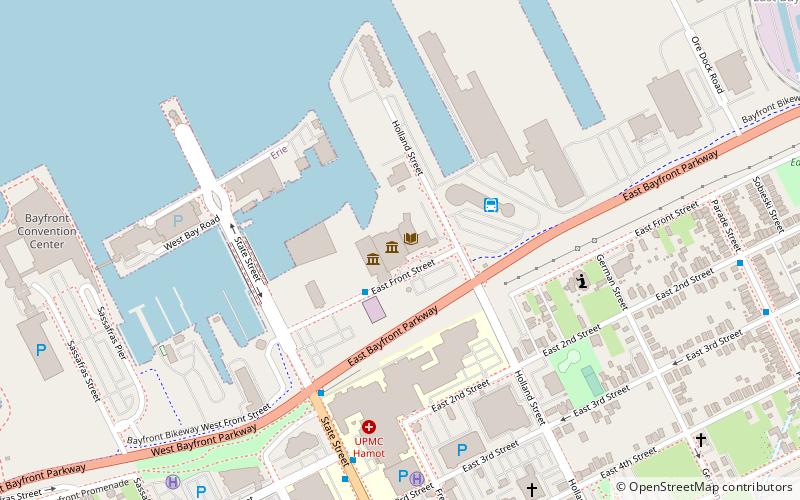 Erie Maritime Museum and Brig Niagara location map