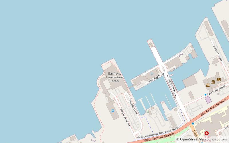 bayfront convention center erie location map