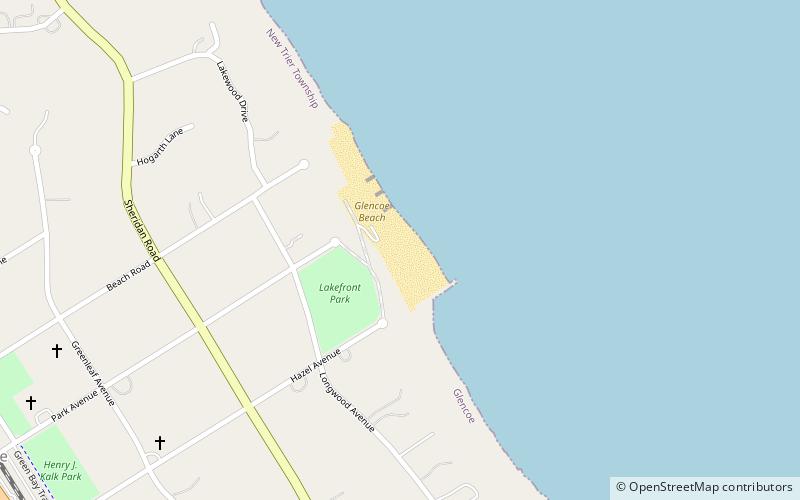 glencoe beach location map
