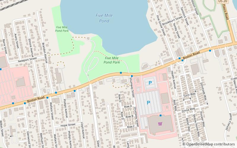 Boston Road location map