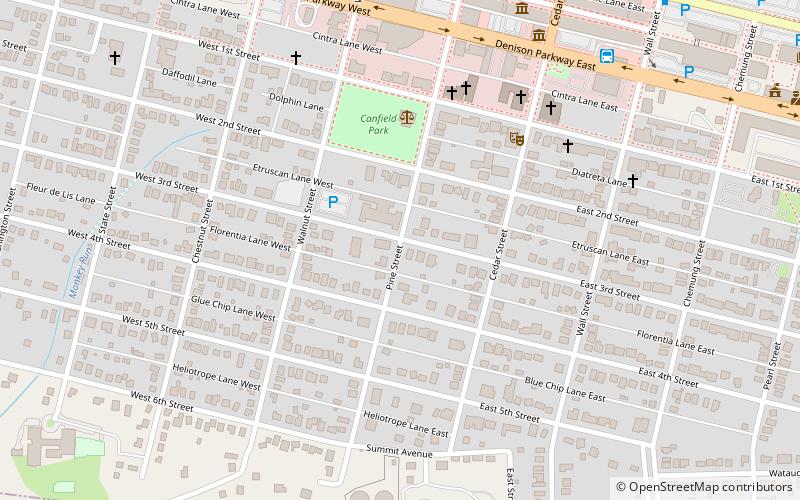 Southside Historic District location map