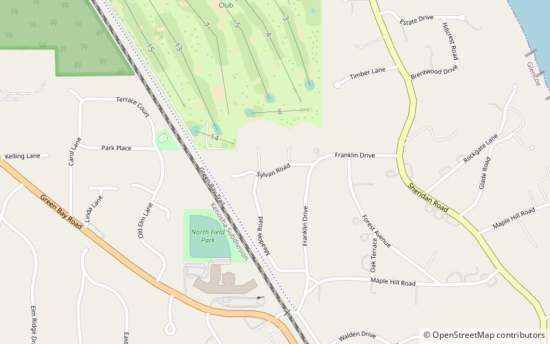 Ravine Bluffs Development location map