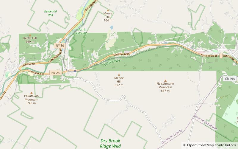 Meade Hill location map