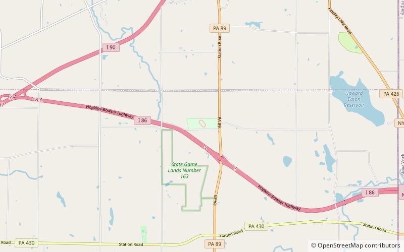 lake erie speedway north east location map