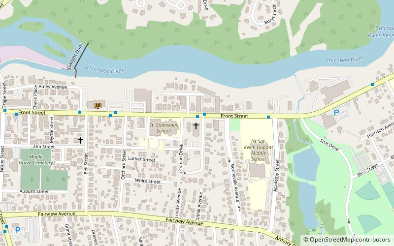 St. Stanislaus Bishop & Martyr's Parish location map