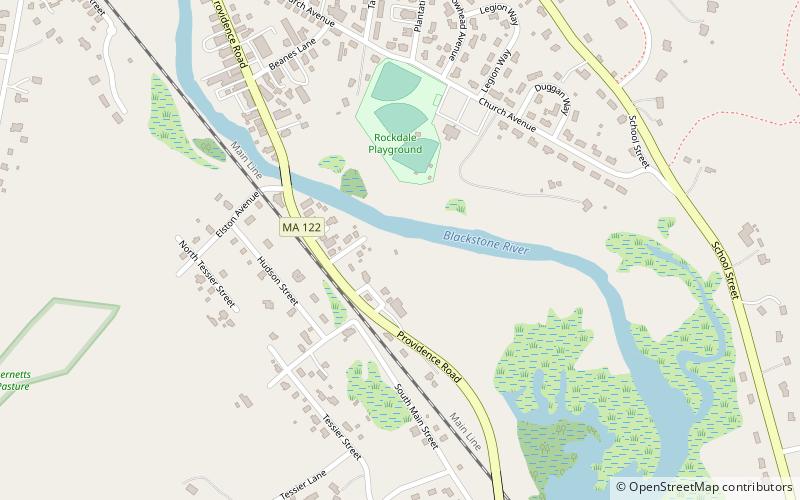 Blackstone Canal location map