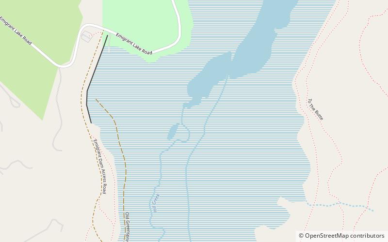 Emigrant Lake location map