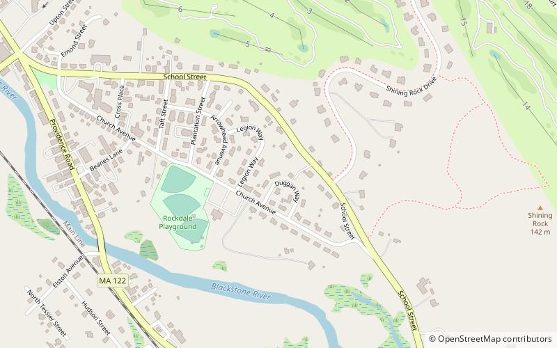 Northbridge location map