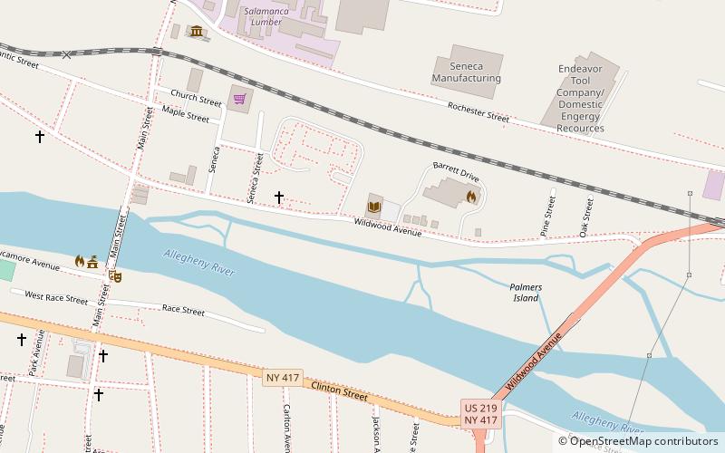 Salamanca location map