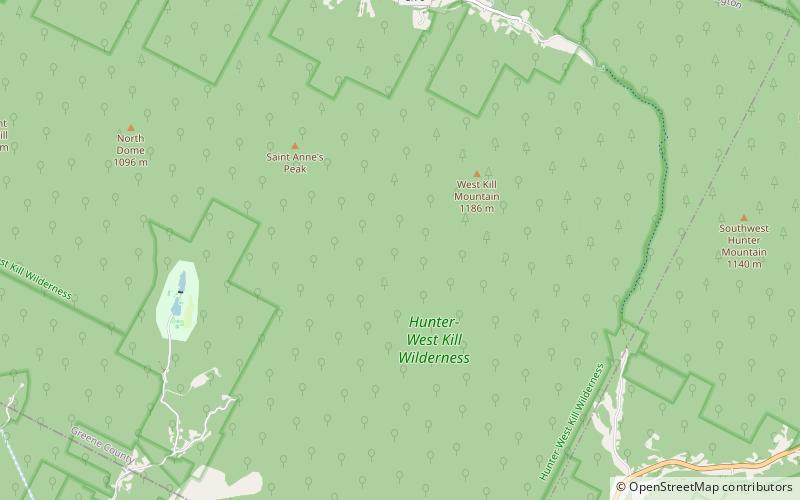 West Kill Mountain location map