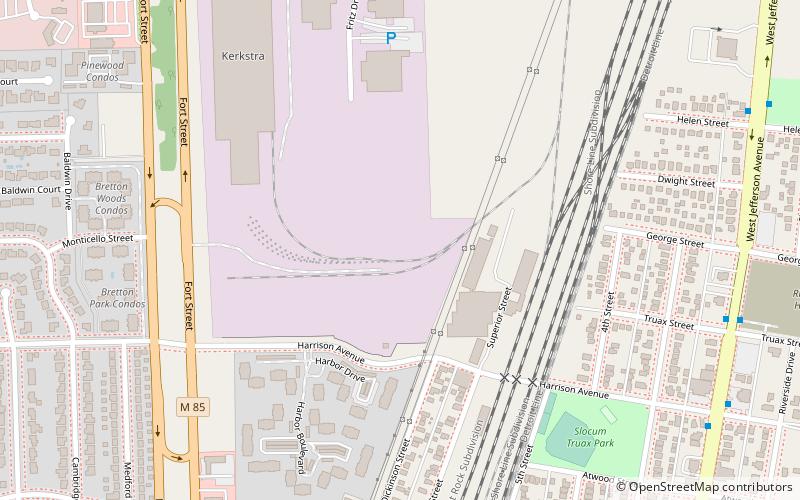monguagon township trenton location map
