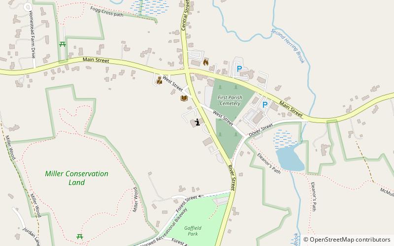 Norwell Village Area Historic District location map