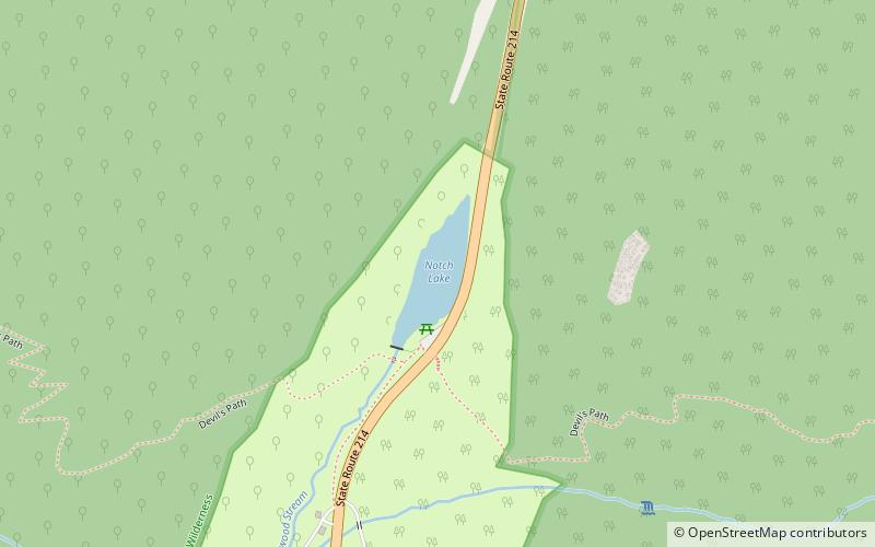 Notch Lake location map