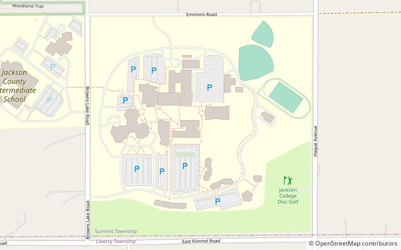 Jackson College location map