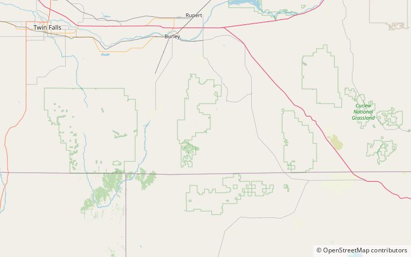 thunder mountain bosque nacional sawtooth location map