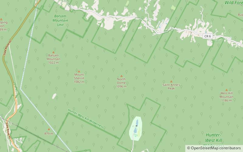 North Dome location map