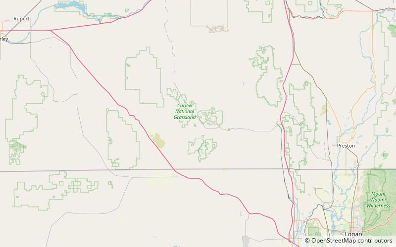 Curlew National Grassland location map