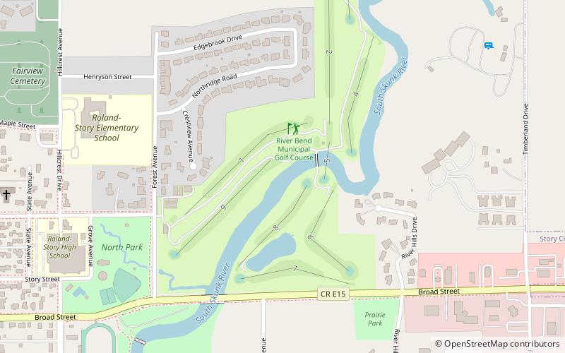 River Bend Golf Course location map