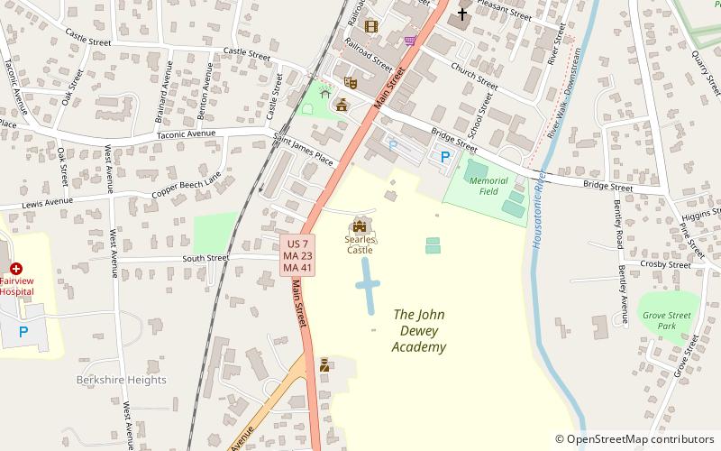 Castillo Searles location map