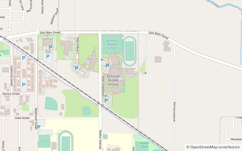 Ashland School District location map
