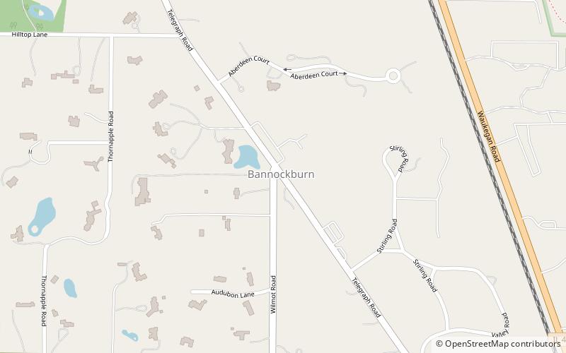 bannockburn location map
