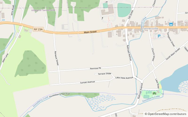 tannersville catskill park location map