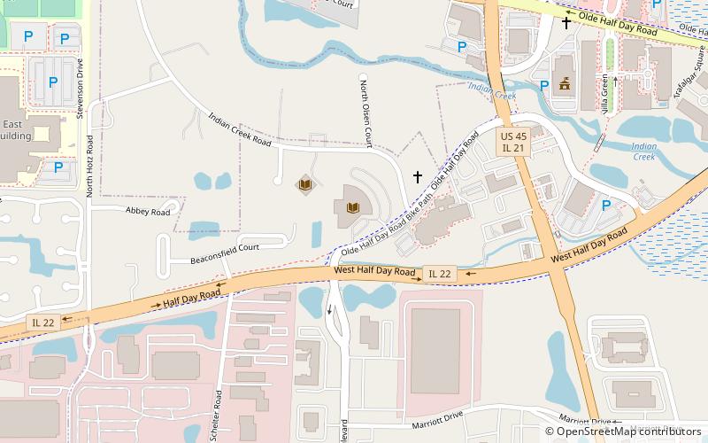 Vernon Area Public Library location map