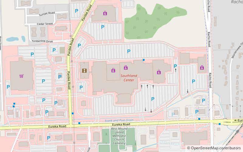 Southland Center location map