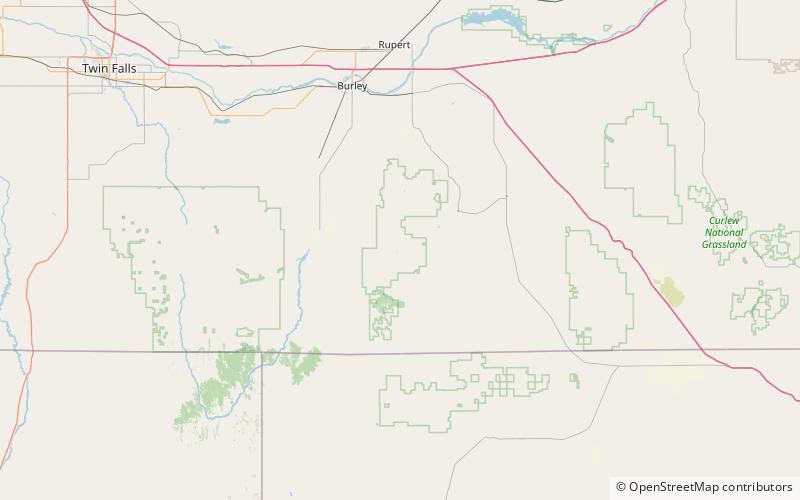 independence lakes bosque nacional sawtooth location map