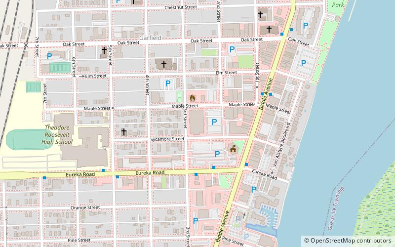 yack arena wyandotte location map