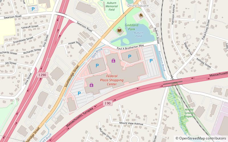 Auburn Mall location map