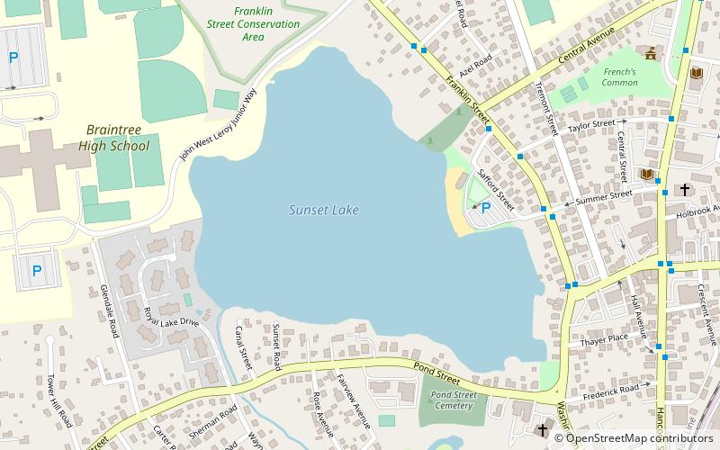 Sunset Lake location map