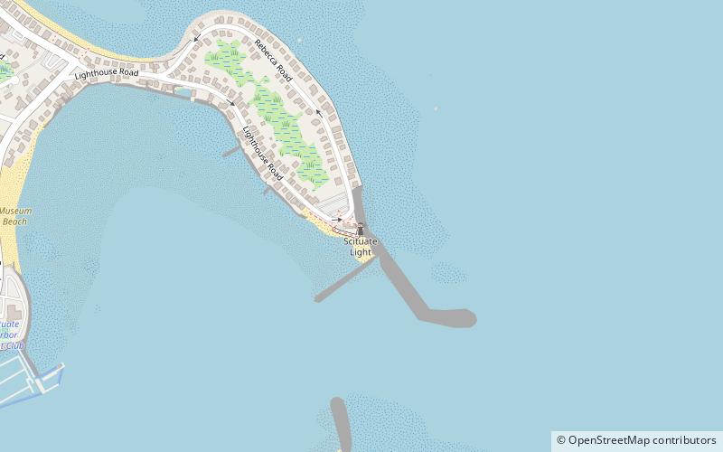 Scituate Lighthouse location map