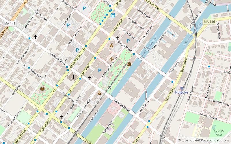 Park Stanowy Holyoke Heritage location map