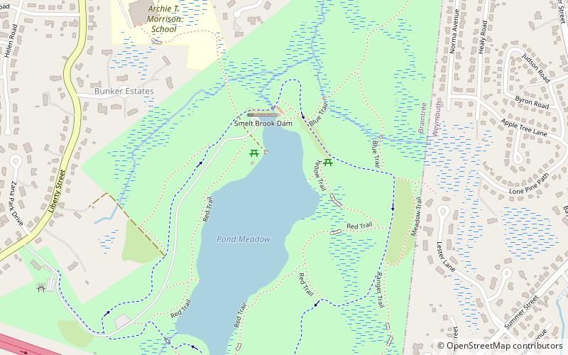 pond meadow park weymouth location map