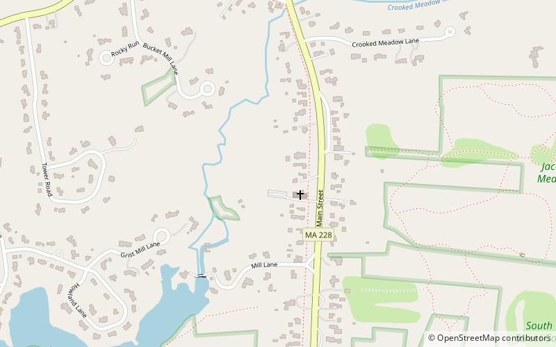 South Hingham Historic District location map