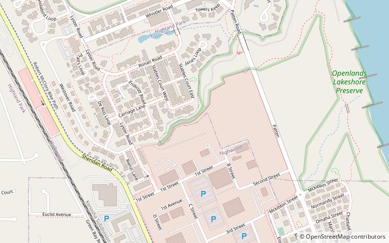 Sheridan Reserve Center location map
