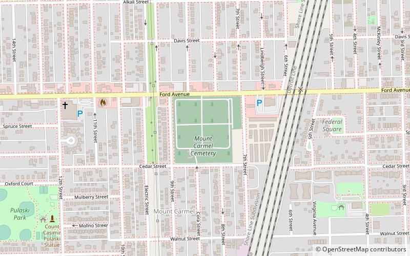 Mount Carmel Cemetery location map