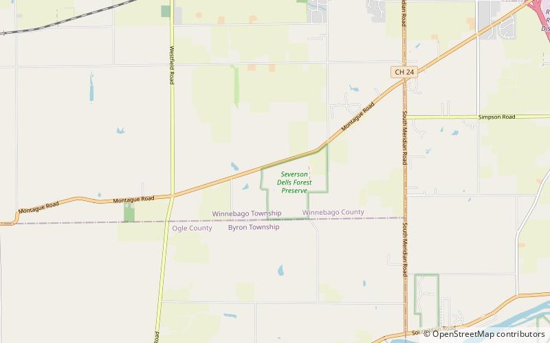 Severson Dells Nature Center location map