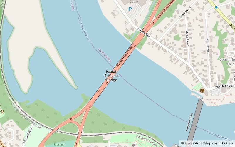 Joseph E. Muller Bridge location map