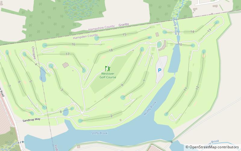 Westover Golf Course location map