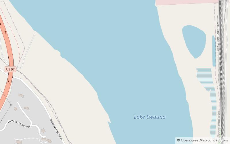 Lake Ewauna location map