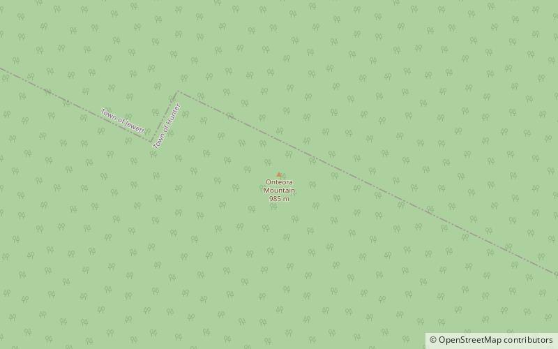 Onteora Mountain location map