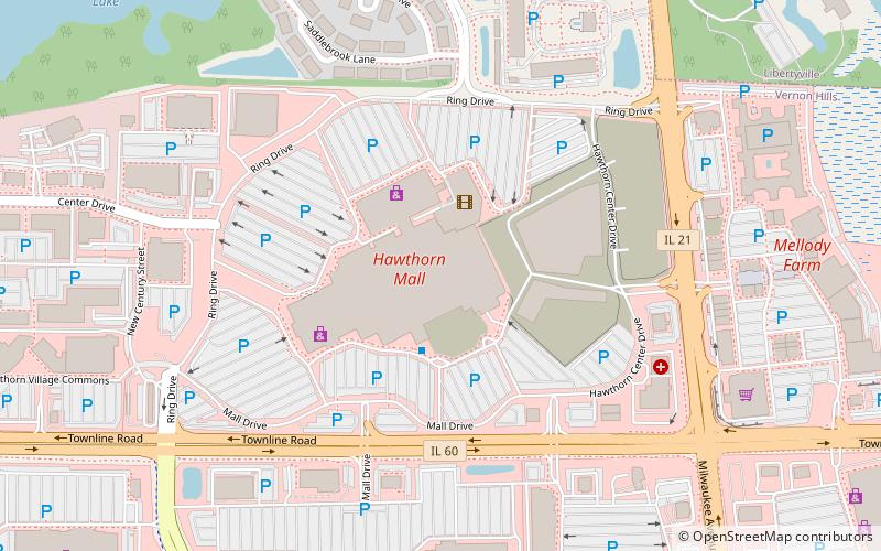Hawthorn Mall location map