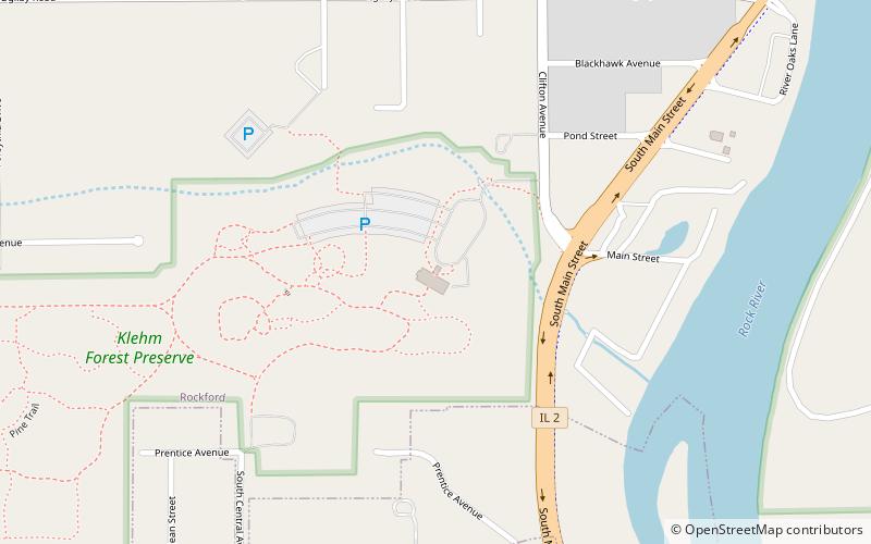 Klehm Arboretum and Botanic Garden location map