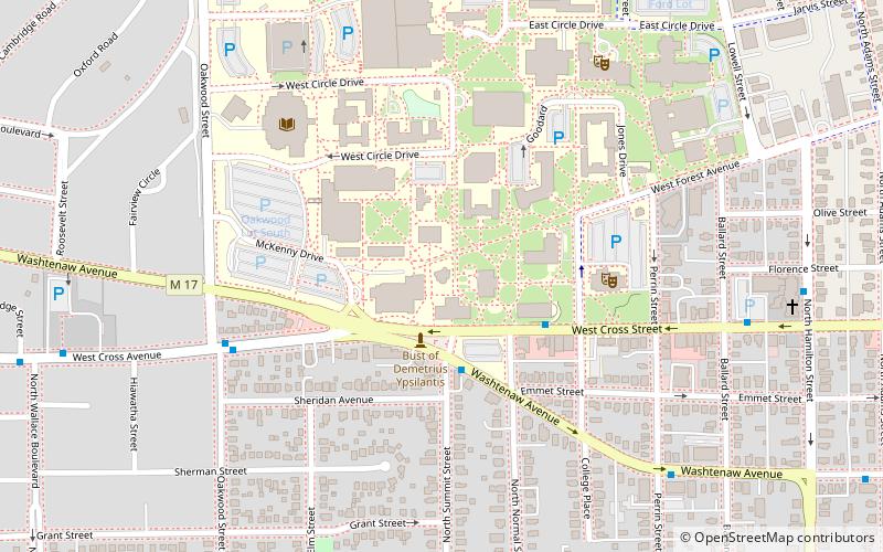 Starkweather Hall location map